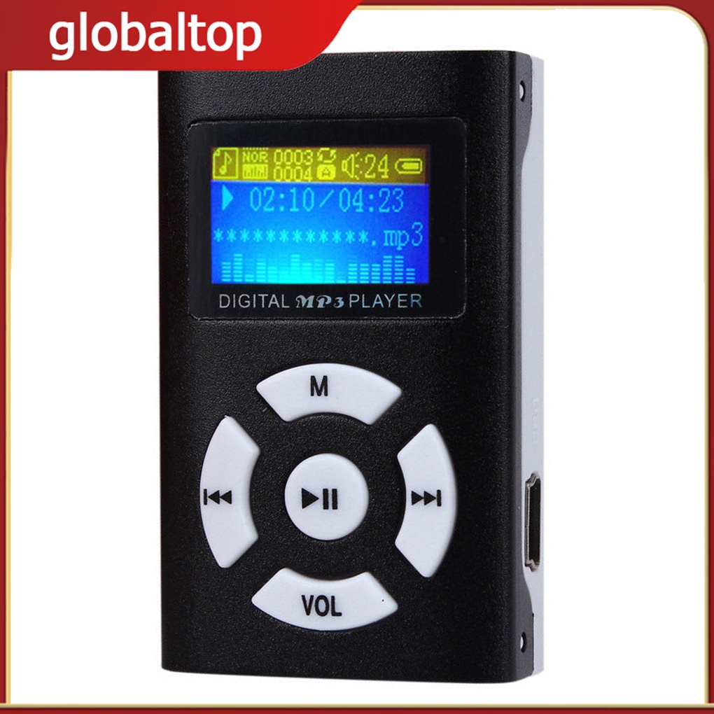 Máy Nghe Nhạc mp3 mini Màn Hình lcd Hỗ Trợ Thẻ Nhớ sd / tf 32gb
