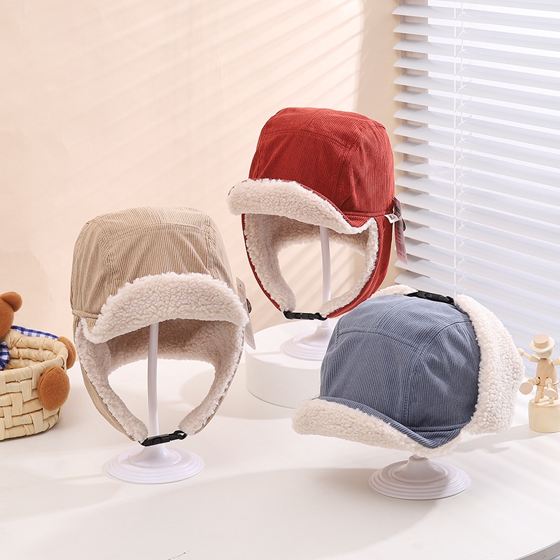 Mũ Phi Công Che Tai Giữ Ấm Mùa Đông Phong Cách Hàn Quốc Cho Bé