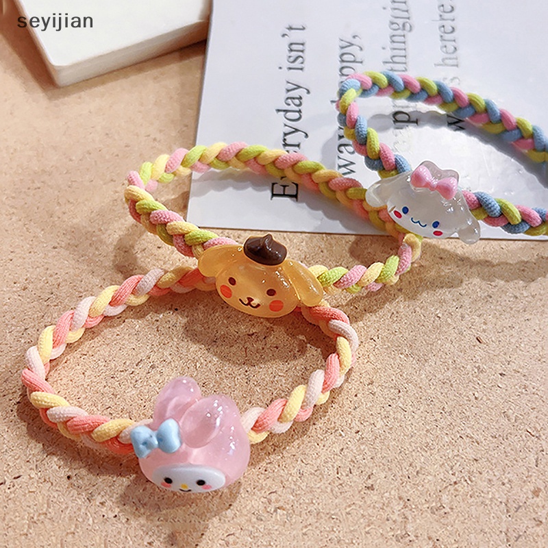 Dây Cột Tóc Phong Cách kuromi Hoạt Hình Nhiều Màu Sắc Ngọt Ngào Cho Nữ
