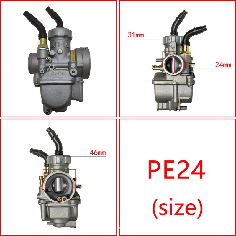 Bộ Chế Hòa Khí pe 24 pe 26 pe 28 karbu pe24 pe26 pe28 Chất Lượng Cao