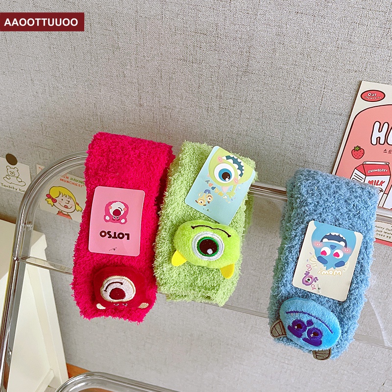 SANRIO Vớ Nhung San Hô Dày Dặn Ấm Áp Họa Tiết Hoạt Hình Dễ Thương Cho Nữ