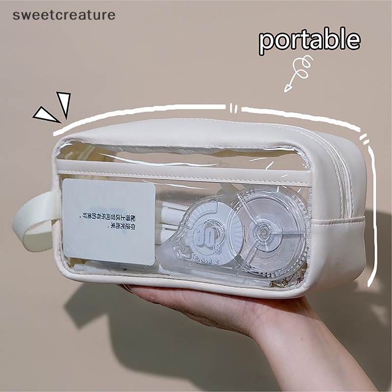 Túi Đựng Bút Trong Suốt Sức Chứa Lớn Chống Thấm Nước