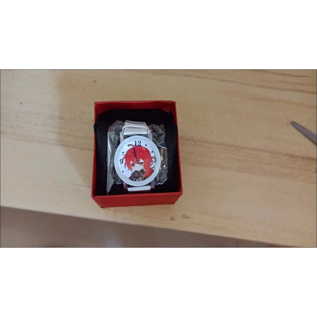 ★Genshin Impact★Đồng Hồ Đeo Tay paimon & keqing game merchandise Hai Chiều Thời Trang