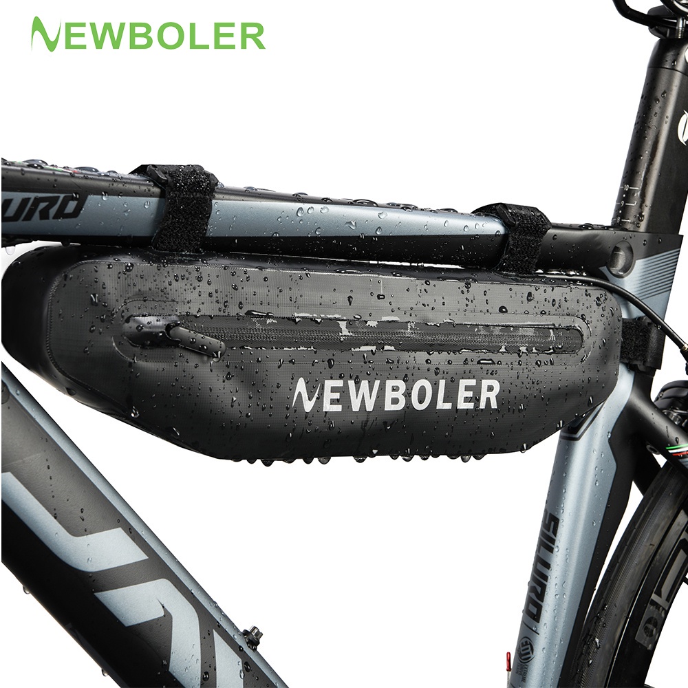 Newboler Túi Đựng Điện Thoại Hình Tam Giác 2l Chống Thấm Nước Gắn Khung Trước Xe Đạp Tiện Dụng