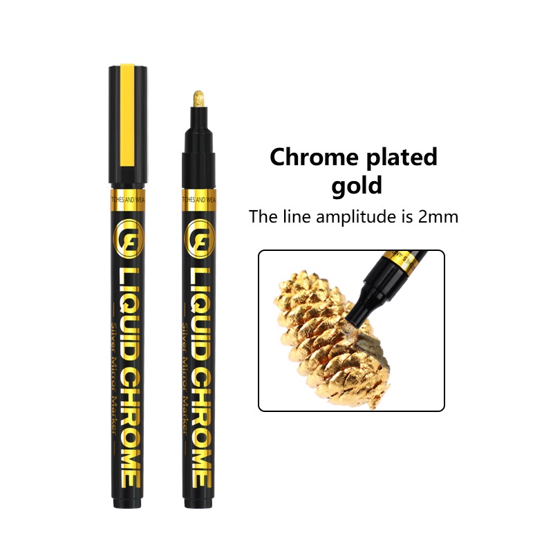 Bút Sơn Mạ chrome / Bạc / Vàng Chống Thấm Nước Kích Thước 1mm / 2mm / 3mm