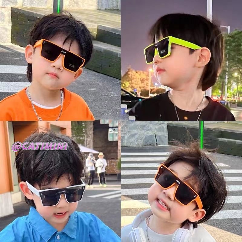 Catimini Kính Mát Gọng Lớn Chống Nắng Thời Trang Đường Phố Cho Bé Trai Và Bé Gái