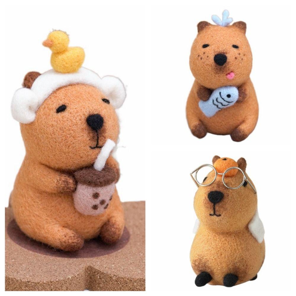 Mmluck capybara Thú Nhồi Bông Dễ Thương Làm Quà Sinh Nhật capybara carpi steak capybara
