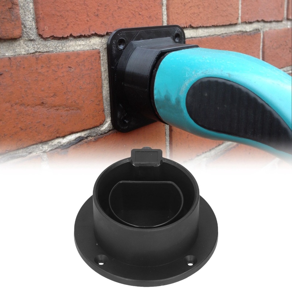 New EV Charger Nozzle Holster Type 2 Cable Holder Wall Mount Standard IEC Holder
