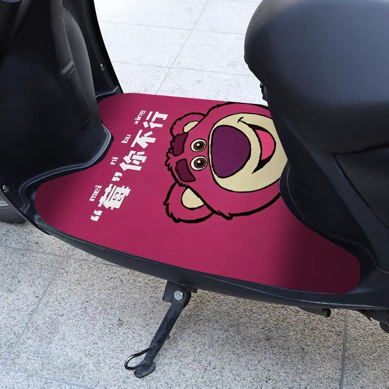 Mới Thảm Chùi Chân Chống Trượt Thấm Hút Tốt Hình Gấu Dâu Tây Dễ Thương