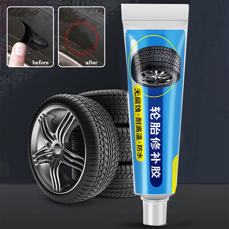 New Rubber Tire Repair Liquid 30ml Artifact Glue Cracks Adhesive Strong Bond