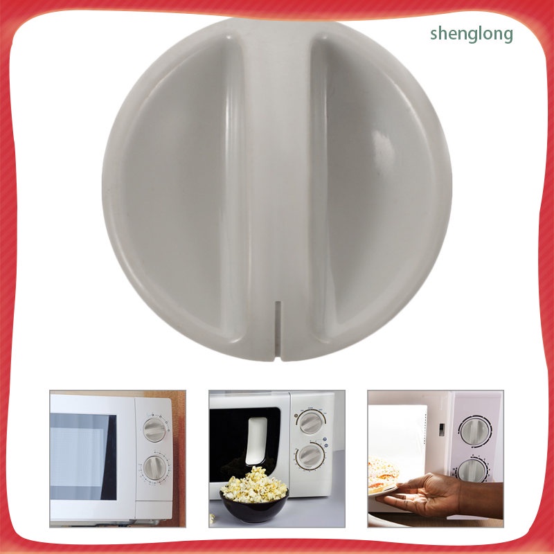 Bộ 2 Núm Vặn Lò Vi Sóng Bằng Nhựa Màu Trắng