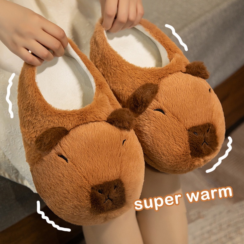 Capybara Dép Bông Đi Trong Nhà Hình Động Vật Dễ Thương