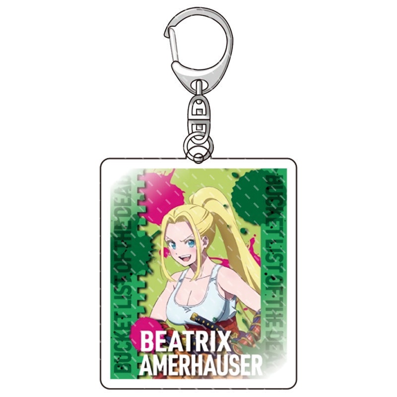 Ere1 zom 100: bucket Móc Khóa Hoạt Hình the dead Chất Liệu acrylic