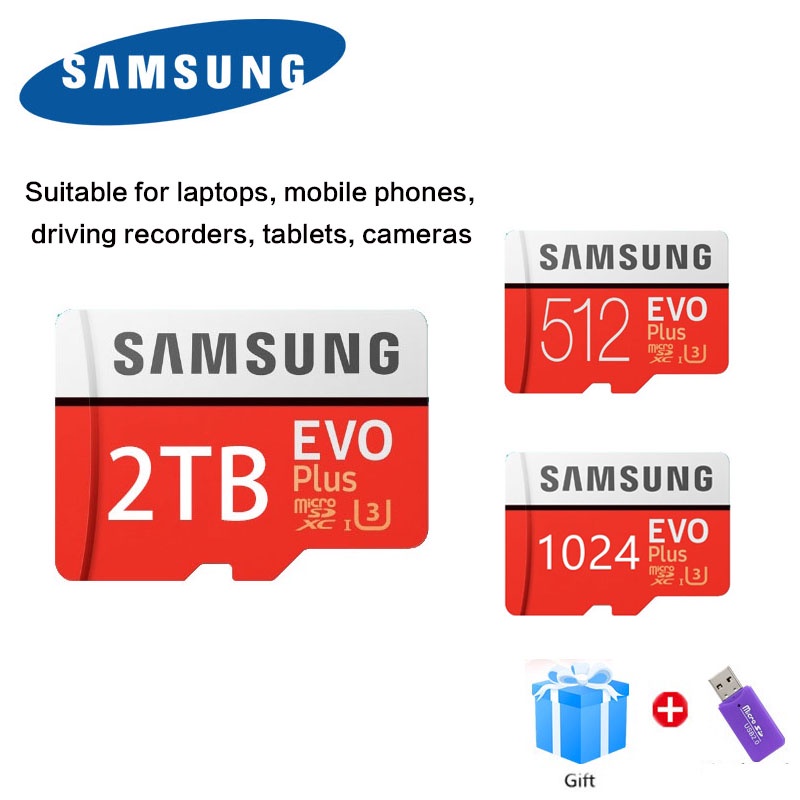 Thẻ Nhớ micro sd 2tb 512gb 1tb Tốc Độ Cao Cho samsung