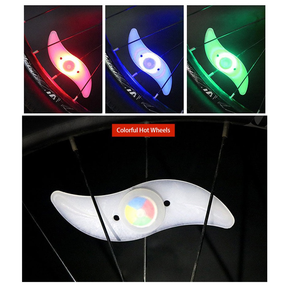 ⚡Còn Hàng⚡ 2 Chiếc Xe Đạp Xe Đạp Đèn Led Lốp Vòi Phun Nắp Van Đèn Ô Tô Xe Máy Van Không Khí Bánh Xe Nan Hoa Đèn Đèn Phụ Kiện Xe Đạp Mtb