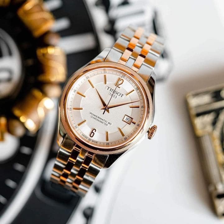 Đồng hồ nam chính hãng Tissot Ballade Powermatic 80 T108.408.22.037.01 - Máy cơ tự động - Kính Sapphire