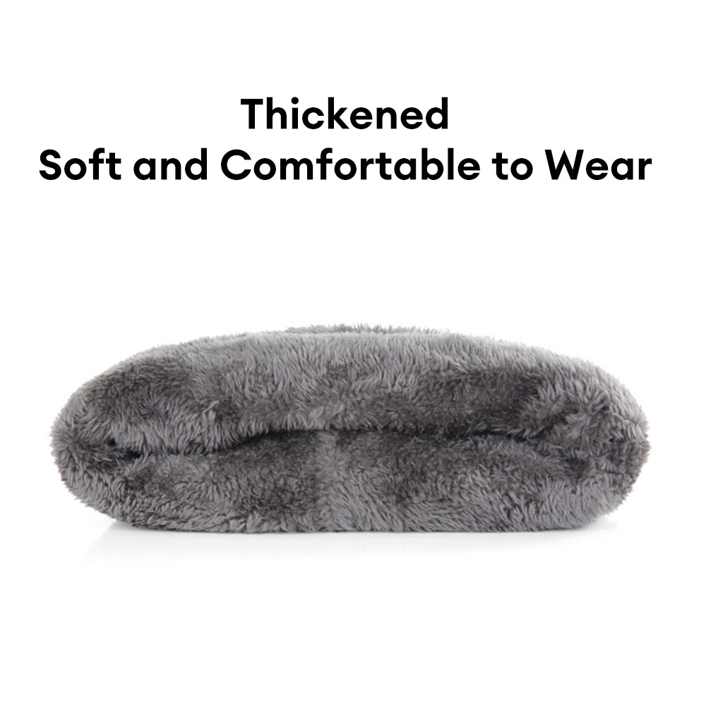 Mũ Trùm Đầu Kiêm Khăn Choàng Cổ Bằng Nhung San Hô Dày Dặn Giữ Ấm Mùa Đông Cho Nam Nữ