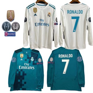 Áo thun đội tuyển đá banh real madrid số 17-18