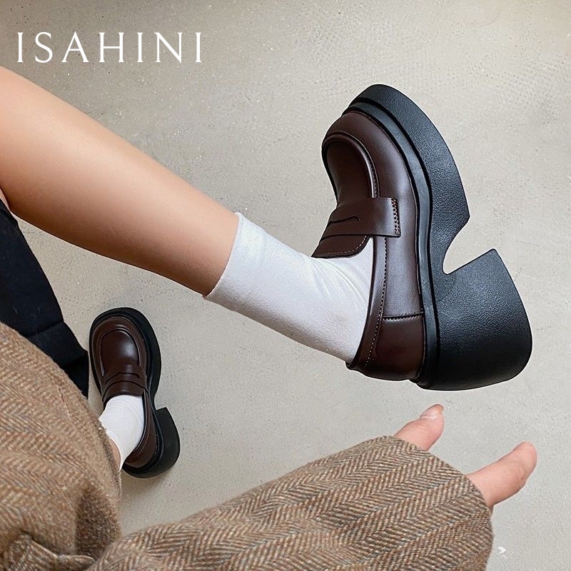 YOSBOGR  giày búp bê đế cao lolita giày Mary Jane Đế da mềm đế thời trang Thanh lịch Hiện đại Hợp thời Đáng yêu FLF23B00XC 44Z231102