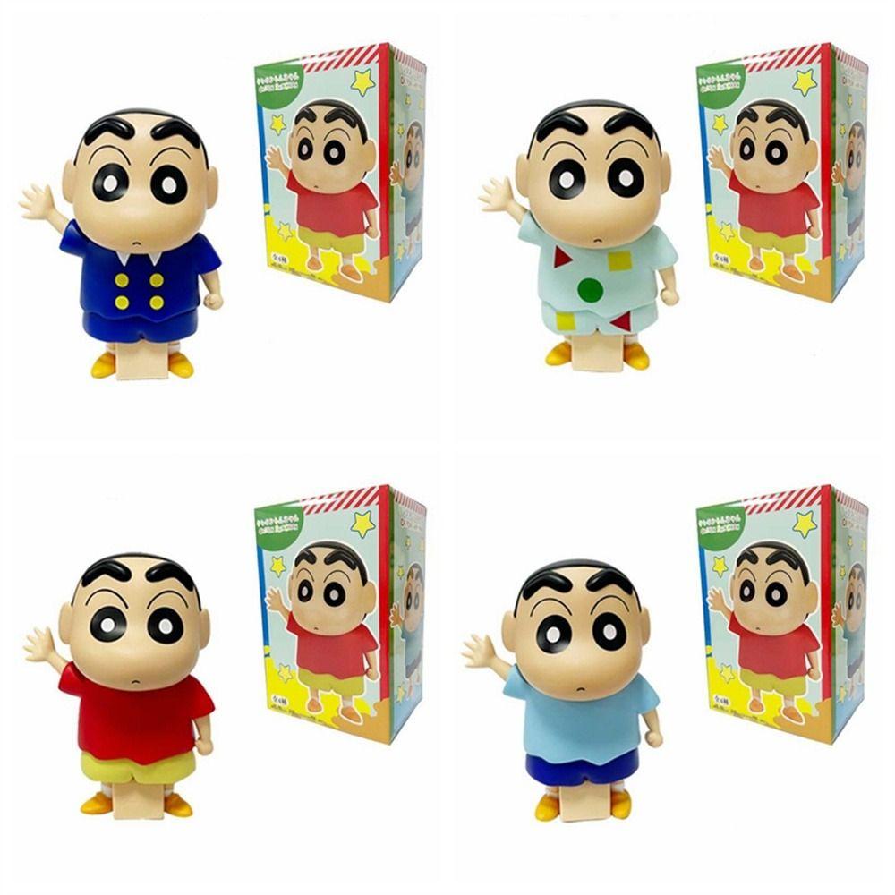 Mmluck nohara shinnosuke Đồ Chơi Mô Hình Nhân Vật shin-chan Bằng pvc Trang Trí Làm Quà Sinh Nhật