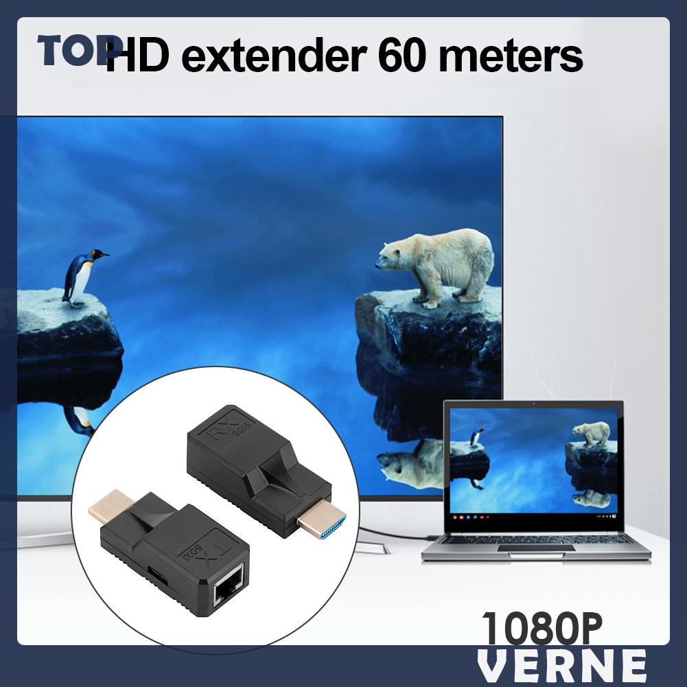 60m Dây Cáp Nối Từ rj45 Sang hdmi 1080p Và Chơi Trên cat5e cat6