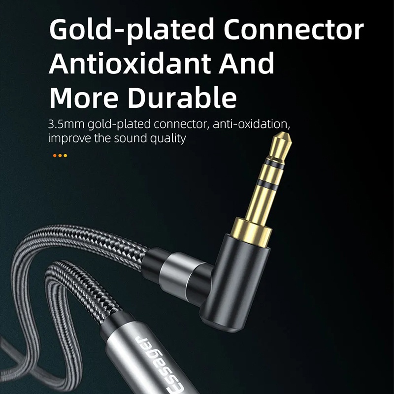 Dây Cáp Âm Thanh aux 3.5mm Cho Điện Thoại / laptop / Xe Hơi - YKD