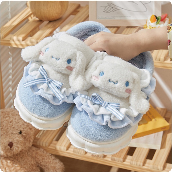 Dép Bông Đi Trong Nhà Hình Hoạt Hình Xinh Xắn Cho Nữ