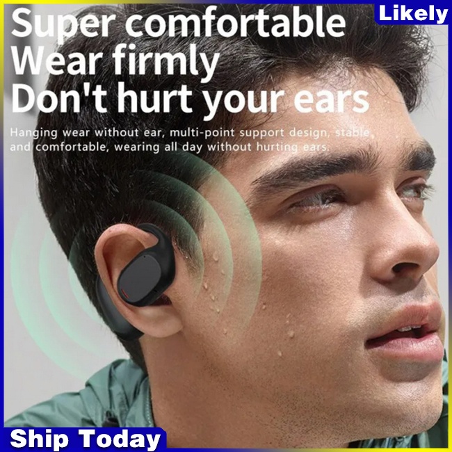 Tai Nghe bass Không Dây lip gt280 Có Hộp Sạc Và Đèn led Hiển Thị