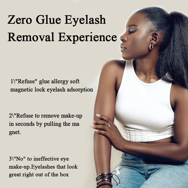 Fzc Lông Mi Giả Từ Tính Không Keo Có Thể Tái Sử Dụng Cho Nữ