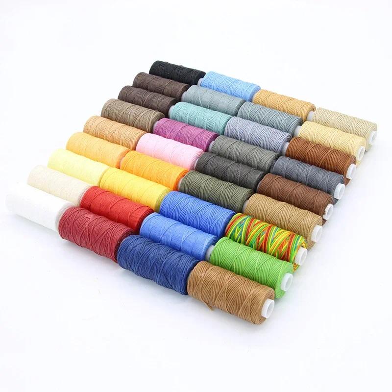 Cuộn Chỉ Sáp Dày 0.8mm Dài 50m Chuyên Dụng Làm Đồ Da Thủ Công