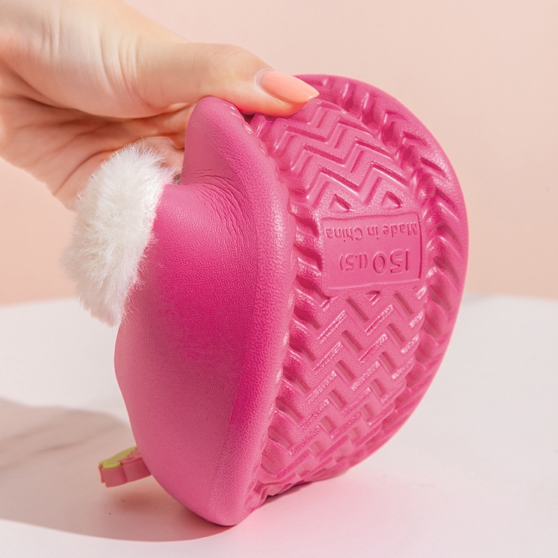 C-FOOT Dép Bông Giữ Nhiệt Hình Gấu Chống Nước Thu Đông HOT 2023