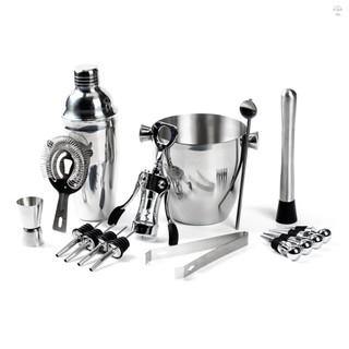 Aneng lang set 16 dụng cụ pha chế cocktail 750ml chuyên dụng