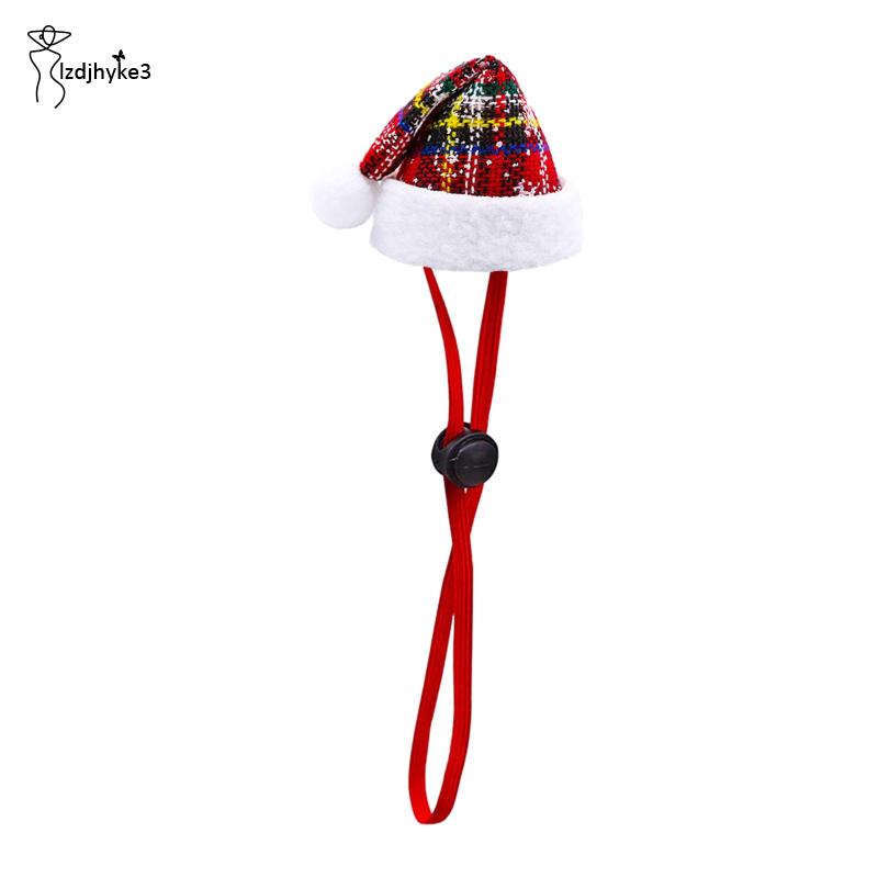 Mũ Giáng Sinh Kèm Dây Đeo Tùy Chỉnh Đáng Yêu Cho Thú Cưng