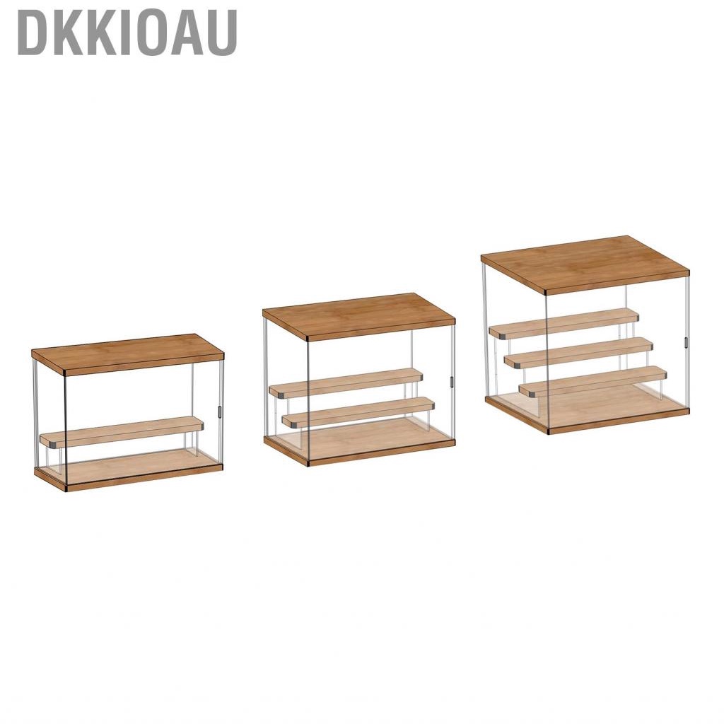 Dkkioau Clear Action Figure Storage Box  Acrylic Blind Showcase Dustproof for Displaying Hand Toys