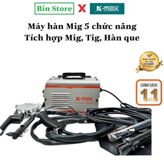 Máy hàn Mig 225 K-Max 3 chức năng - Hàn Mig - Hàn Tig - Hàn Que - Tặng cuộn dây hàn - Đầy đủ phụ kiện