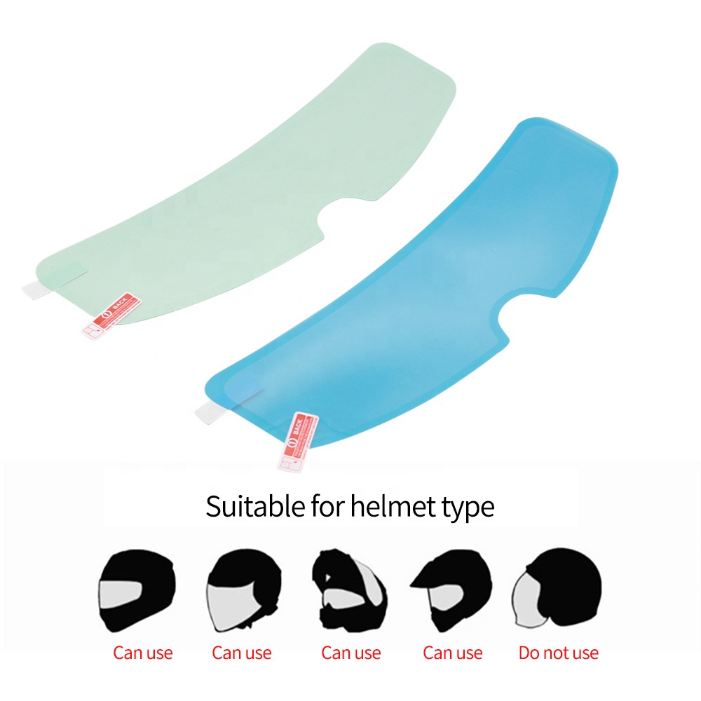 Miếng Phim Dán Mũ Bảo Hiểm Chống Sương Mù / Mưa Phủ nano Trong Suốt hd An Toàn