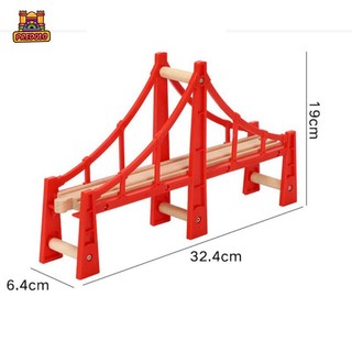 Predolo Bộ Đồ Chơi Đường Ray Xe Lửa Bằng Gỗ Cho Bé