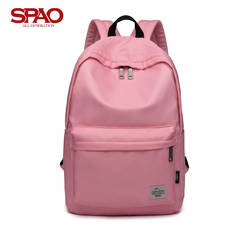 Spao Balo Đựng laptop Chống Thấm Nước In Hình snoopy Thời Trang Cho Nữ