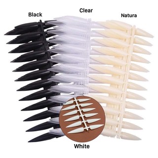 Móng mẫu vỉ nhọn tập sơn ,đắp bột ,đắp gel -túi 10 vỉ 210 móng