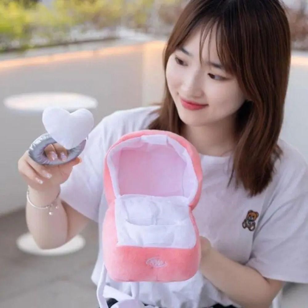 Mmluck Đồ Chơi Hộp Đựng Nhẫn Hình Trái Tim Nhồi Bông pp Sáng Tạo Thích Hợp Làm Quà Tặng Bạn Gái