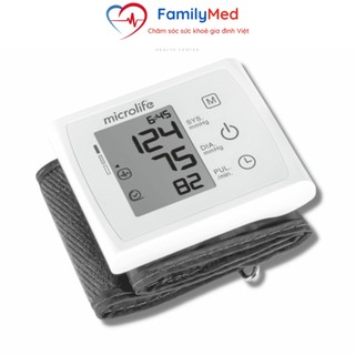 Máy đo huyết áp cổ tay đo tự động Microlife W3 Comfort CN đo thông minh IMT, cảnh báo rối loạn nhịp tim PAD FamilyMed
