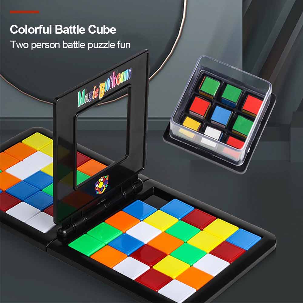 Two person battle mobile puzzle puzzle Rubik's Cube game 2-person challenge family game