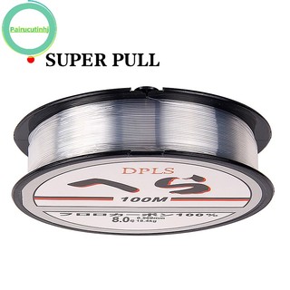 Cuộn Dây Câu Cá nylon Lụa lua lua Dài 100M Nhiều Màu Sắc