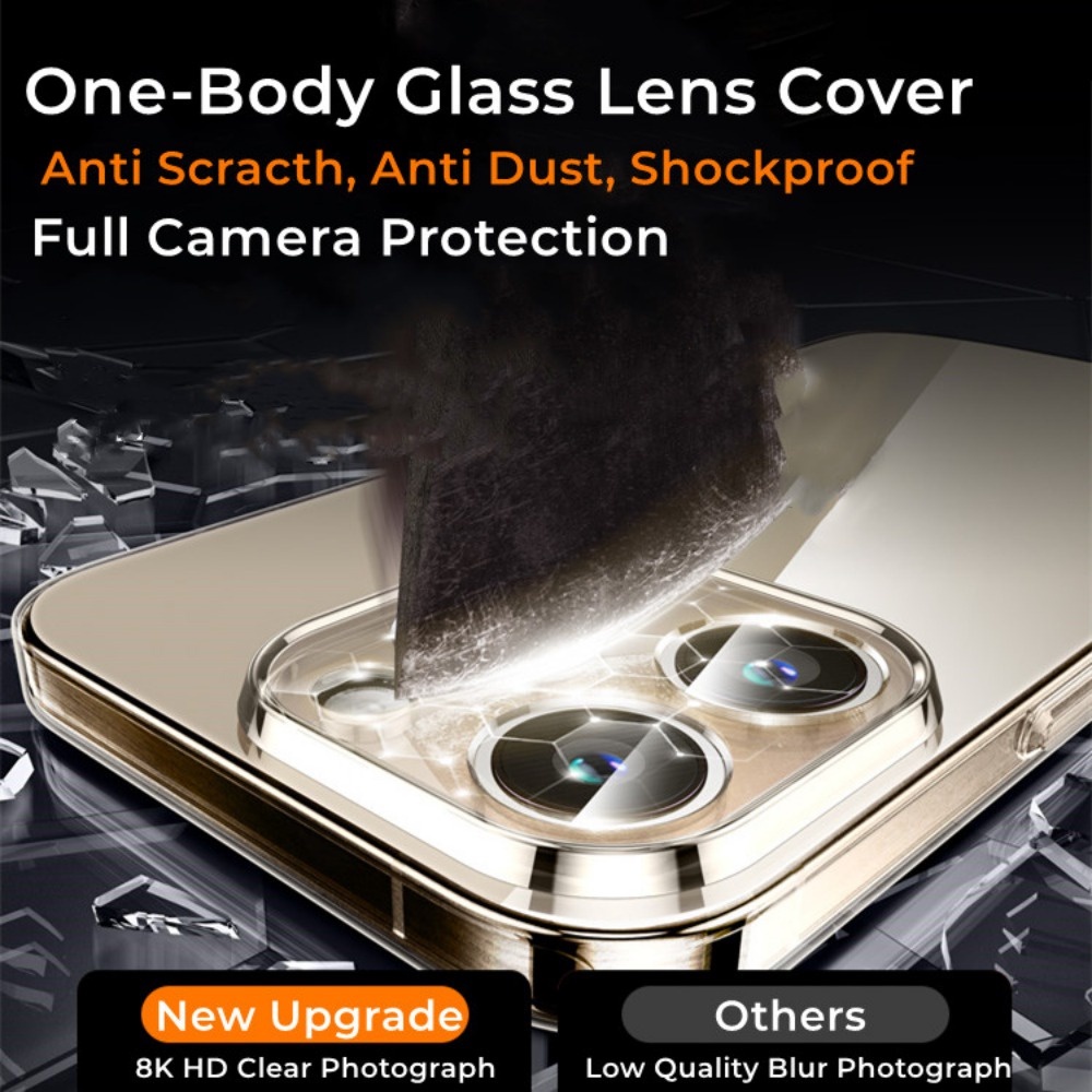 Sang Trọng Ốp Điện Thoại pc Cứng Trong Suốt Viền Màu Vàng Bảo Vệ camera Cho iphone 15 13 12 14 pro max 14 15 promax plus