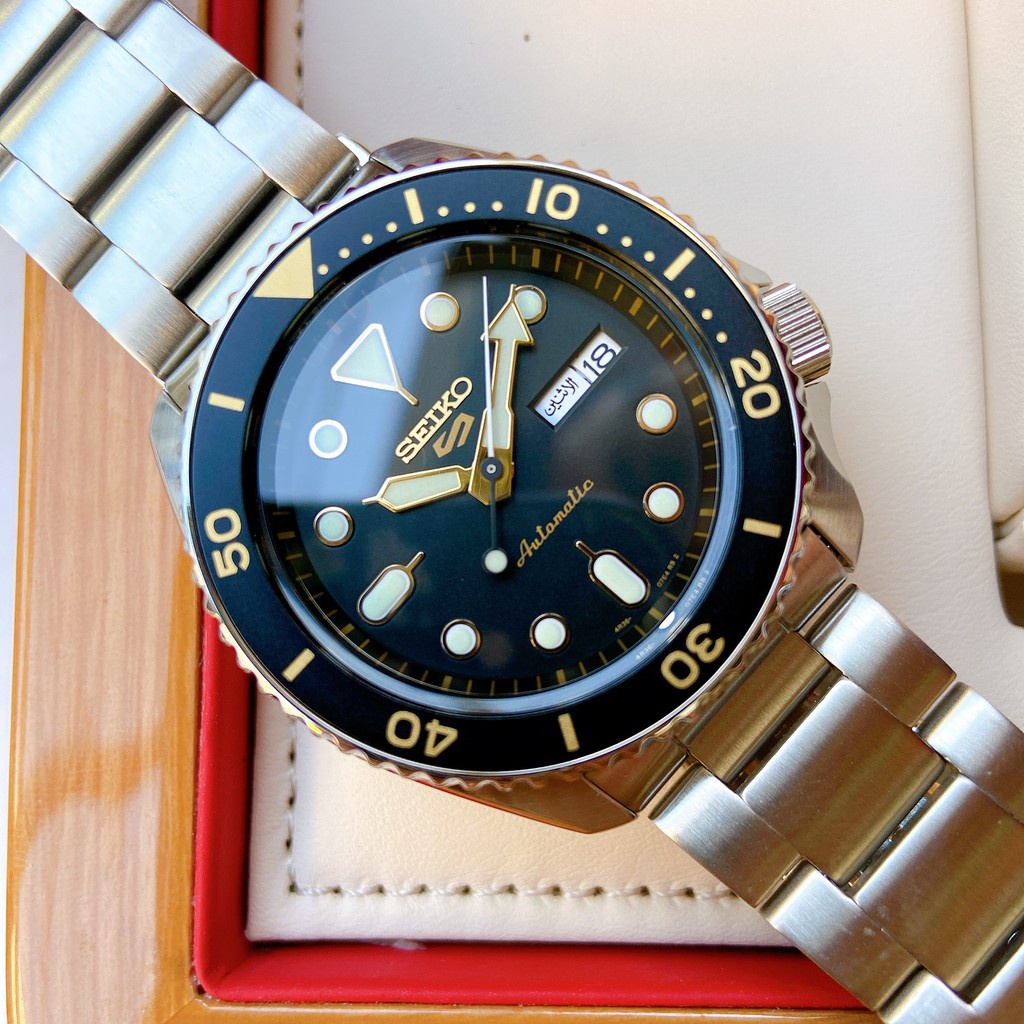 Đồng hồ nam chính hãng Seiko 5 SRPD57K1 Sport - Máy cơ - Kính cứng NEW