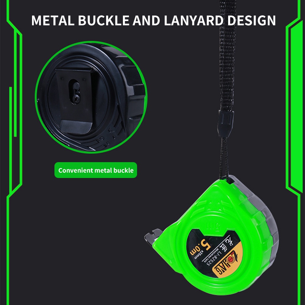 Pcbfun Thước dây huỳnh quang Pcbfun, thước dây dạ quang, thước dây thép, độ chính xác cao, dày, chống mài mòn và chống rơi