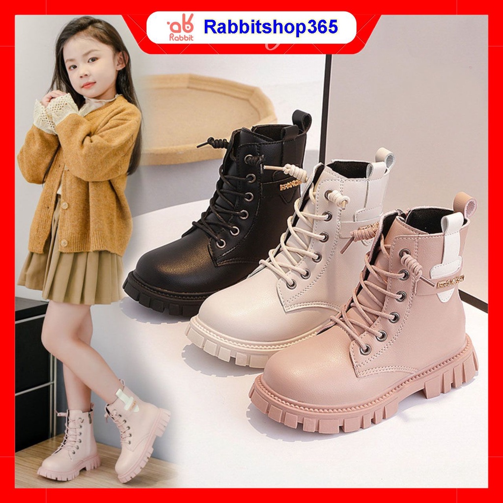 Bốt bé gái boot cho bé cá tính mềm êm nhẹ [GBG06]