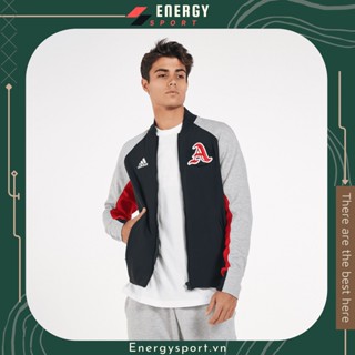 Áo Khoác Bomber Thể Thao Unisex Adidas VRCT Jacket Xám/Đỏ - FL3593