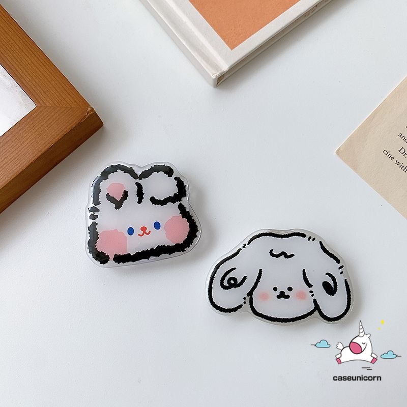 Dễ Thương Giá Đỡ Điện Thoại Dạng Gập Hình Gấu / Thỏ / Gấu Trúc / Cún Con Hoạt Hình Đáng Yêu Sáng Tạo Thông Dụng