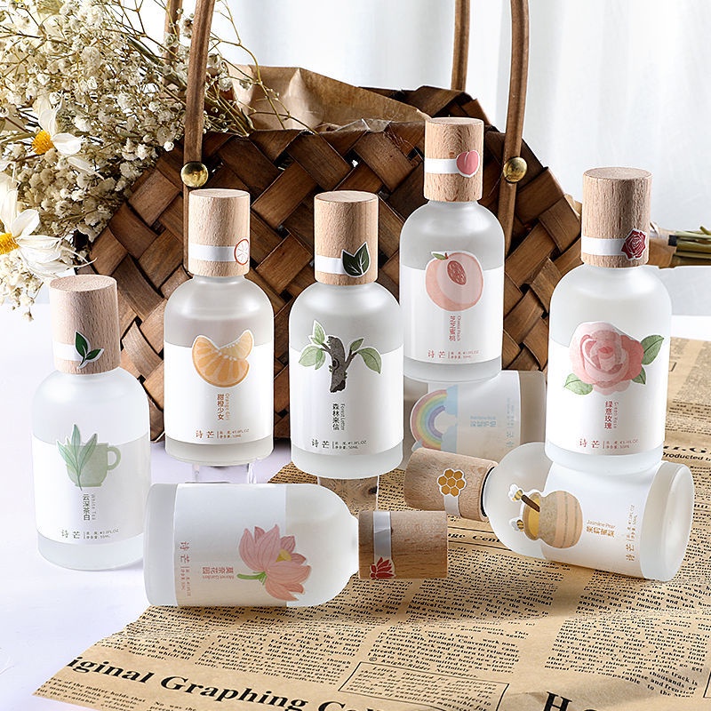 Nước Hoa Xịt Toàn Thân Body Mist Vỏ Mờ Nắp Gỗ Sang Trọng 50ML -Maigen Shop